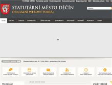 Tablet Screenshot of mmdecin.cz